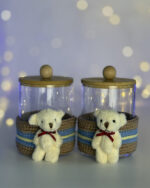 Decorative Jars with Bamboo Lids - Image 4