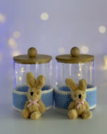 Decorative Jars with Bamboo Lids - Image 3