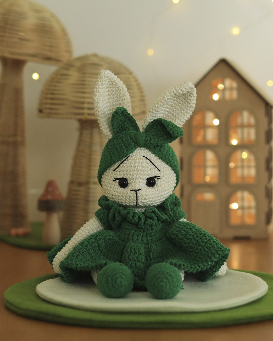 Lisa (1) Lia, the Green Dress Ballerina Bunny - Image 1
