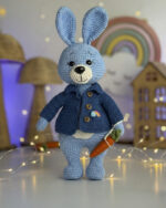 Oliver, the Blue Jacket Bunny
